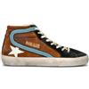 GOLDEN GOOSE SLIDE CLASSIC Sneaker uomo marrone/nera in suede