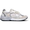 GOLDEN GOOSE Sneaker donna bianca/argento in pelle