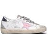GOLDEN GOOSE Sneaker donna bianca/argento/rosa in pelle