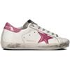GOLDEN GOOSE Sneaker donna bianca/rosa in pelle