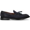GREEN GEORGE Mocassino uomo blu in suede