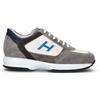HOGAN Sneaker uomo bianca/grigia in pelle