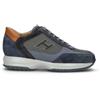 HOGAN Sneaker uomo blu in pelle