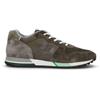 HOGAN Sneaker uomo grigia/militare in suede