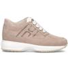 HOGAN Sneaker donna beige in suede