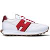 HOGAN Sneaker uomo bianca/rossa