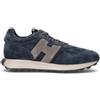HOGAN Sneaker uomo blu in suede