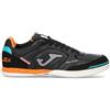 JOMA TOP FLEX 2301 Scarpa calcetto uomo nera/arancio in pelle