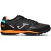 JOMA TOP FLEX 2301 Scarpa calcetto uomo nera/arancio in pelle