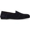 MEZZETINTE Mocassino uomo blu in pelle