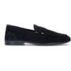 MEZZETINTE Mocassino uomo blu in suede