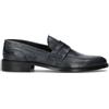 NEROFUMO Mocassino uomo blu in pelle