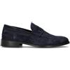 NEROFUMO Mocassino uomo blu in suede