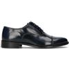 NEROFUMO Stringata uomo blu in pelle