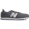 NEW BALANCE 500 Sneaker uomo grigia in suede e tessuto