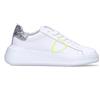 PHILIPPE MODEL Sneaker donna bianca/grigia in pelle