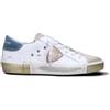 PHILIPPE MODEL Sneaker donna bianca/marrone/blu in suede