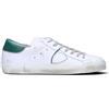 PHILIPPE MODEL Sneaker uomo bianca/verde in pelle