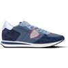PHILIPPE MODEL Sneaker uomo blu in suede