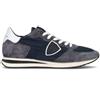 PHILIPPE MODEL Sneaker uomo blu in suede
