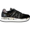 PREMIATA CONNY Sneakers donna nera in pelle/tessuto