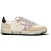 PREMIATA Sneaker donna bianca/beige/nera/rosa in pelle