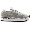 PREMIATA Sneaker donna grigia in tessuto