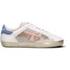 PREMIATA Sneaker donna panna/marrone/blu in pelle