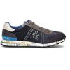 PREMIATA Sneaker uomo blu/testa di moro in pelle