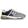 PREMIATA Sneaker uomo grigia/blu in pelle