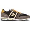 PREMIATA Sneaker uomo grigia/gialla in pelle