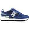 SAUCONY SHADOW ORIGINAL Sneaker donna blu in tessuto e suede