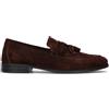 UGO LANZONI Mocassino uomo marrone in suede