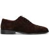 UGO LANZONI Stringata uomo marrone in suede