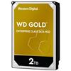 WESTERN DIGITAL Hard Disk Interno WD GOLD 2 TB 3.5" Sata III 6GB / s Buffer 64 MB 7.200 Rpm