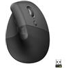 LOGITECH Mouse Verticale Lift Ergonomic Ottico 4 Tasti 4000 DPI Colore Grafite
