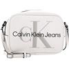 Calvin Klein Jeans Borsa a Tracolla Donna Camera Bag Piccola, Bianco (Bright White), Taglia Unica