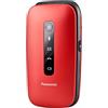 Panasonic KX-TU550 7,11 cm (2.8") Rosso Telefono di livello base