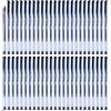OFFICER PRODUCTS Penna a sfera in gel, 50 pezzi (confezione da 50 pezzi), inchiostro gel, colore: nero/diametro sfera: 0,5 mm, penna gel, inchiostro resistente all'acqua e non sbiadisce