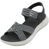 Acfoda Sandali Donna Estivi Comode Leggere Ortopediche Pantofole Antiscivolo Moda Eleganti Passeggio Ciabatte Nero 42