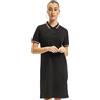 Urban Classics Ladies Polo Dress Vestito, Nero (Black), XS Donna