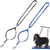 MWUMRCM Guinzaglio Toelettatura Cani, 2 pezzi Pet Dog Governare Loop Guinzaglio Pet Balneazione Pettorina Cane Gatto Balneazione Nylon Restraint Noose Harness Corda di Sicurezza Pet Toelettatura