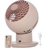 Iris Ohyama Woozoo, 30m², Ventilatore da Tavolo, Ufficio Fan, Rosa, Telecomando, Silenzioso, Oscillazione, Per Camera, Soggiorno, Cucina, Circolatore d'Aria, Raffreddamento, Potente, PCF-SC15T