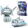 Super Wings Giocattoli Transforming Traver 2 inch/5 cm, Figura d'azione 2 in 1, Aereo robot giocattolo, giocattolo Transforming, adatto a bambini e bambine dai 3 anni in su