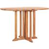 vidaXL Tavolo Pieghevole Farfalla 120x70x75 cm in Massello di Teak