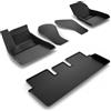 Spigen Tesla Model 3 Highland 2024 2025 2026 Tappetini da Pavimento in TPE, Impermeabili e Antiscivolo, Rivestimento Premium, Protezione Elevata per Accessori Tesla - Edizione Carbonio