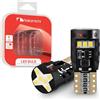 Nakamichi Lampadina a LED T10 W5W 168 2825 194 12-SMD 2016 lampadine di ricambio senza errori per interni auto, plafoniera, targa, cortesia, luci di cortesia (Bianco Xenon, 12-LED, Confezione da 2)