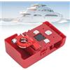 Rankomu Terminale Fusibile Batteria Auto, Terminale Distribuzione Batteria Fusibile Morsetto Sgancio Rapido Connettori, per 4Wds Marine Impermeabile Batteria Fusibile Portafusibili M8 M5 Stud 32V 400A