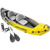 Intex 68307NP - Canoa Gonfiabile Explorer K2, 2 posti, con Accessori, PVC, Giallo, 312x91x51 cm