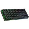 Cooler Master SK622 Wireless Gaming Keyboard - 60% Layout, Flat Mechanical Switches, RGG Backlit Per Button, Bluetooth & Wired Connection, Apple/PC/Smartphone Compatible - DE Layout